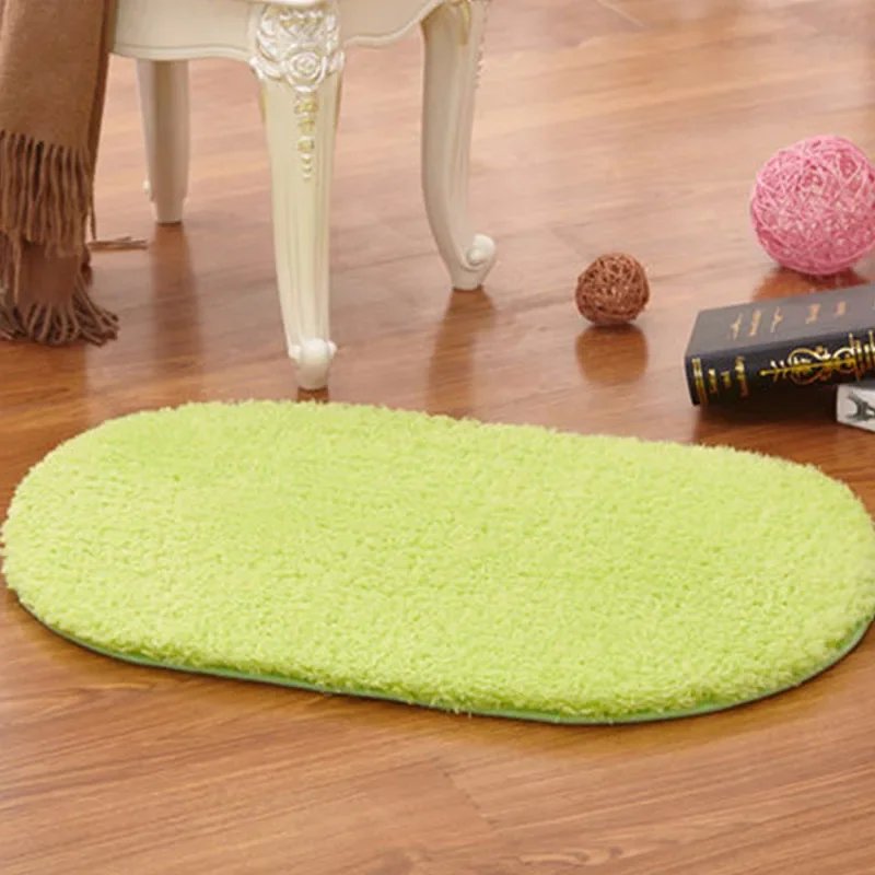 

Solid European style lamb velvet carpet living room covered with floor mats bathroom water absorbing door mats