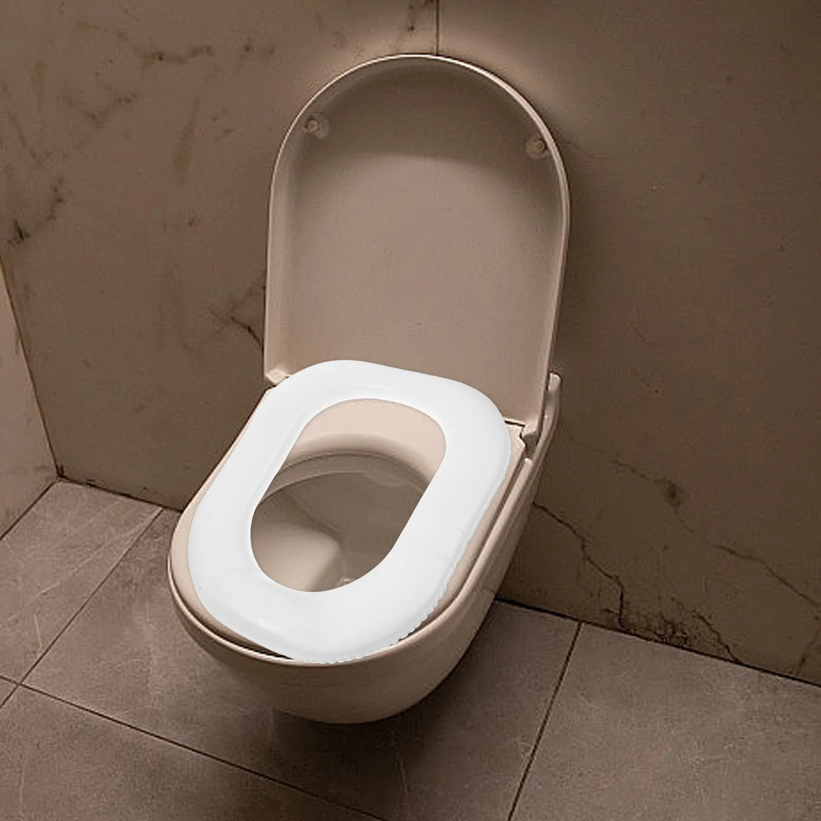 

Kids Toilet Seat Pad Pu Material Soft Durable Easy Clean Washable Universal Replacement Cushion Travel Use Waterproof Toilet Mat