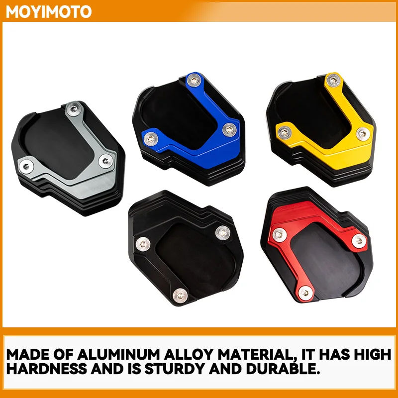 

For Loncin Voge 300 Rally DS525X DS900X DS625X Accessories Motorcycle Stand Extension Kickstand pad valve cap DSX 525 900 525dsx