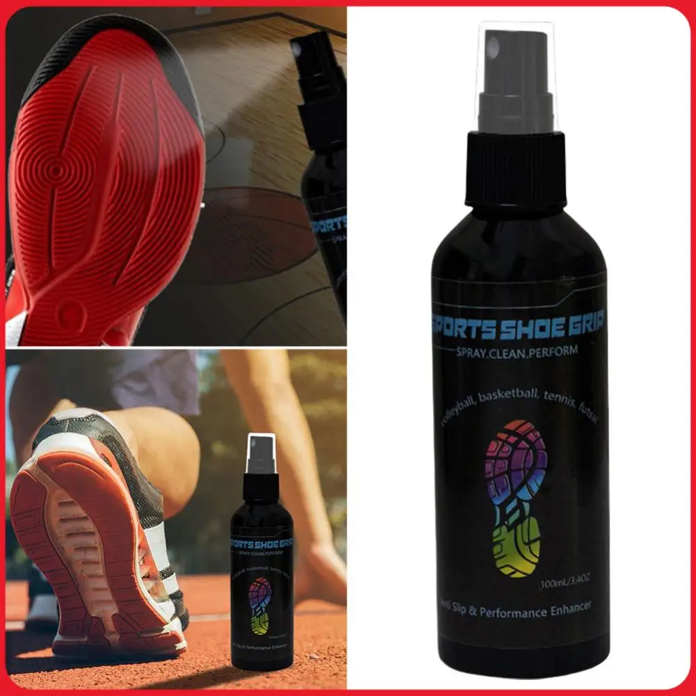 100ml Sports Shoe Grip Spray Basketball Shoe Grip Spray Anti-Slip Sole Spray Shoe Sole Protector for Basketball Shoes