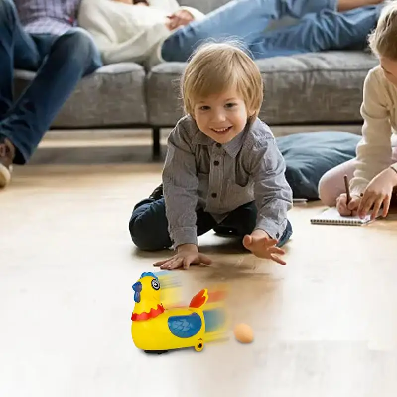 Kip Speelgoed Chick Elektrische Kip Speelgoed Legeieren Voor Pasen Creatieve Kip Speelgoed Kuikens Wandelen Lay Mini Decoratieve Muziek Set Kid Speelgoed