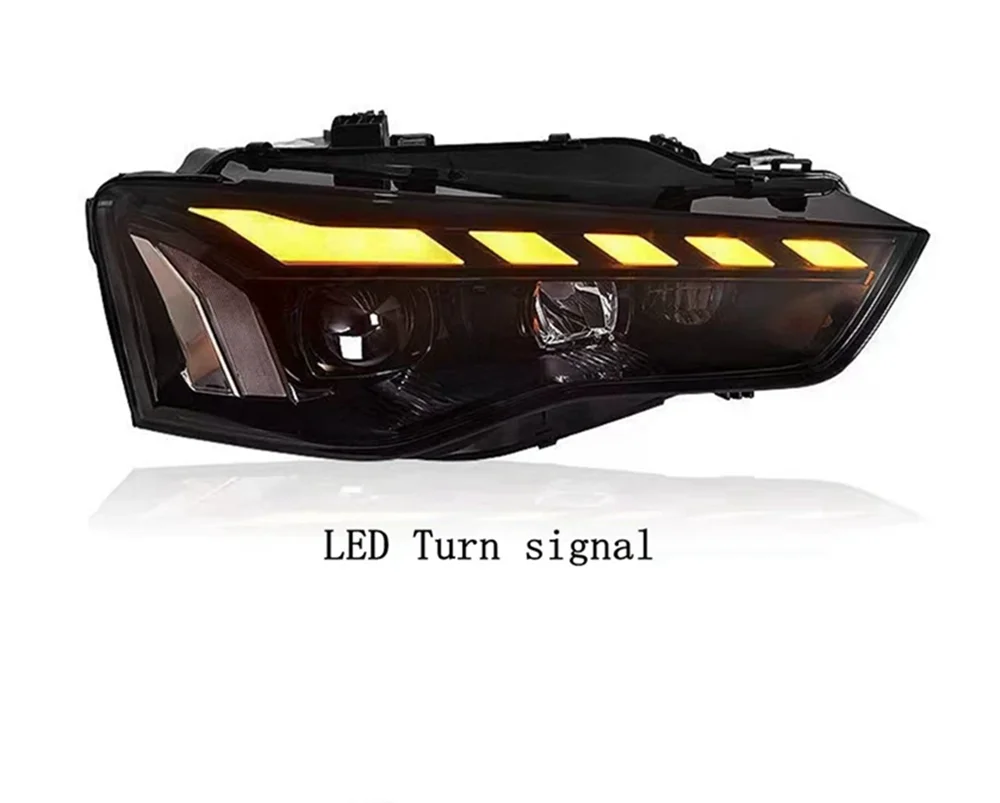 Car Lights for Audi A4 S4 2013-2016 RS4 LED Auto Headlights Assembly Upgrade 2023 Newest Style Design LHD RHD Accessories