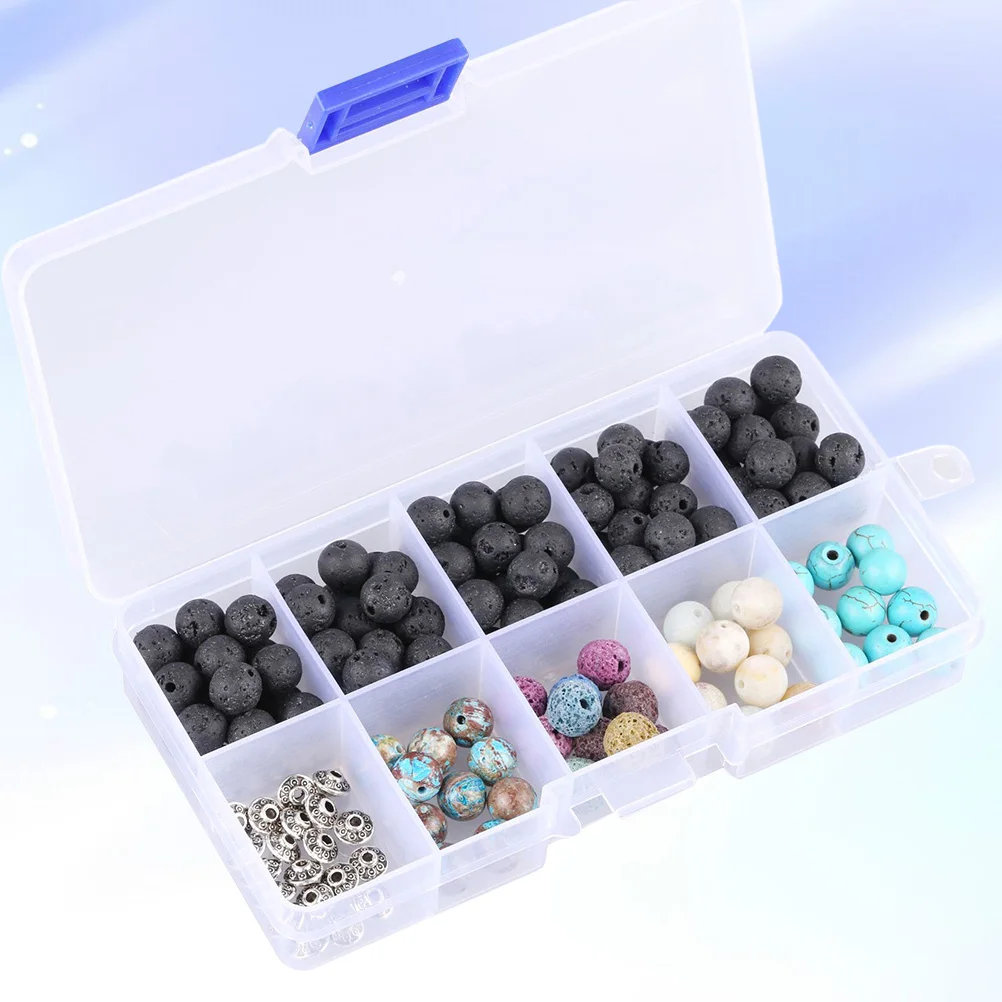 

160 Pcs Natural Stone Bead Set Crafting DIY Accessories Kit Jewelry Making Bracelet Earrings Decor Door Window