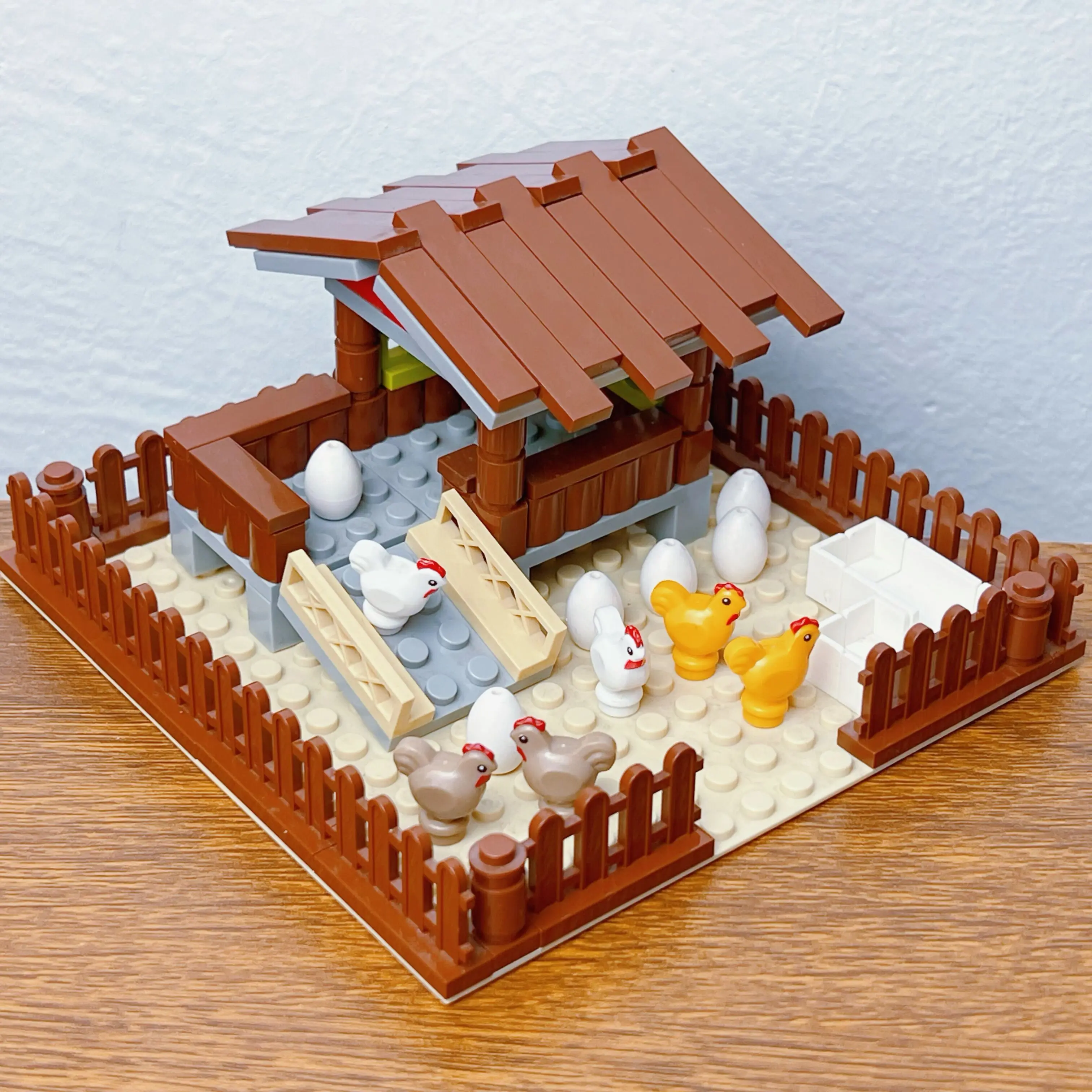Nieuwe MOC Kippenhok Model Bou - Urban Farming For Kids recensie en prijs
