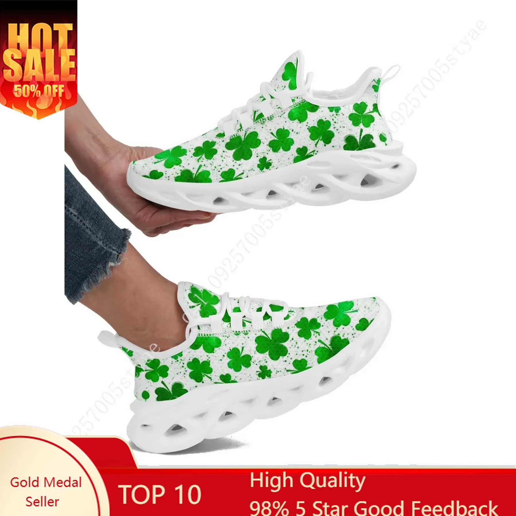 

Women's Floral & Letter Print Lace-Up Sneakers, Sporty Running Shoes, Lightweight Breathable Blade Sole Design, Casual Outdoor R