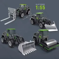 Alloy Engineering Diecast Truck Toy Car Construction Model Vehicle Loader Tractor Crane Excavator Toys for Boys Gift Collection