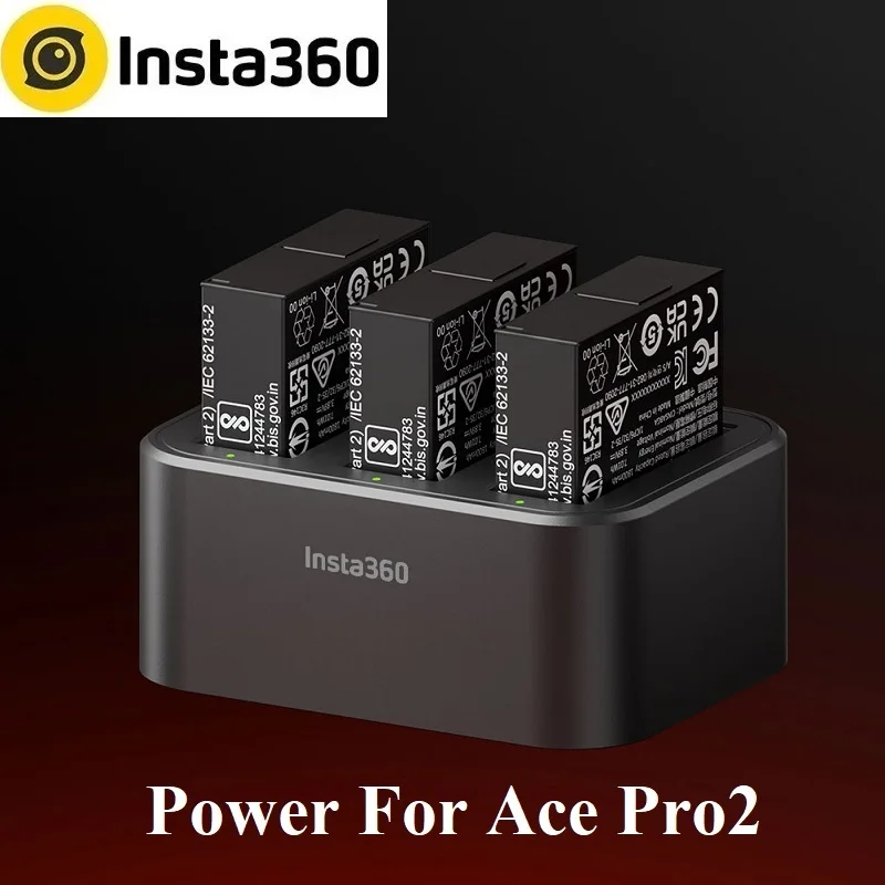 Original Insta360 Ace Pro 2 Battery 1800mAh High Capacity And Fast Charger Hub For Insta 360 Ace Pro2 Power Accessories