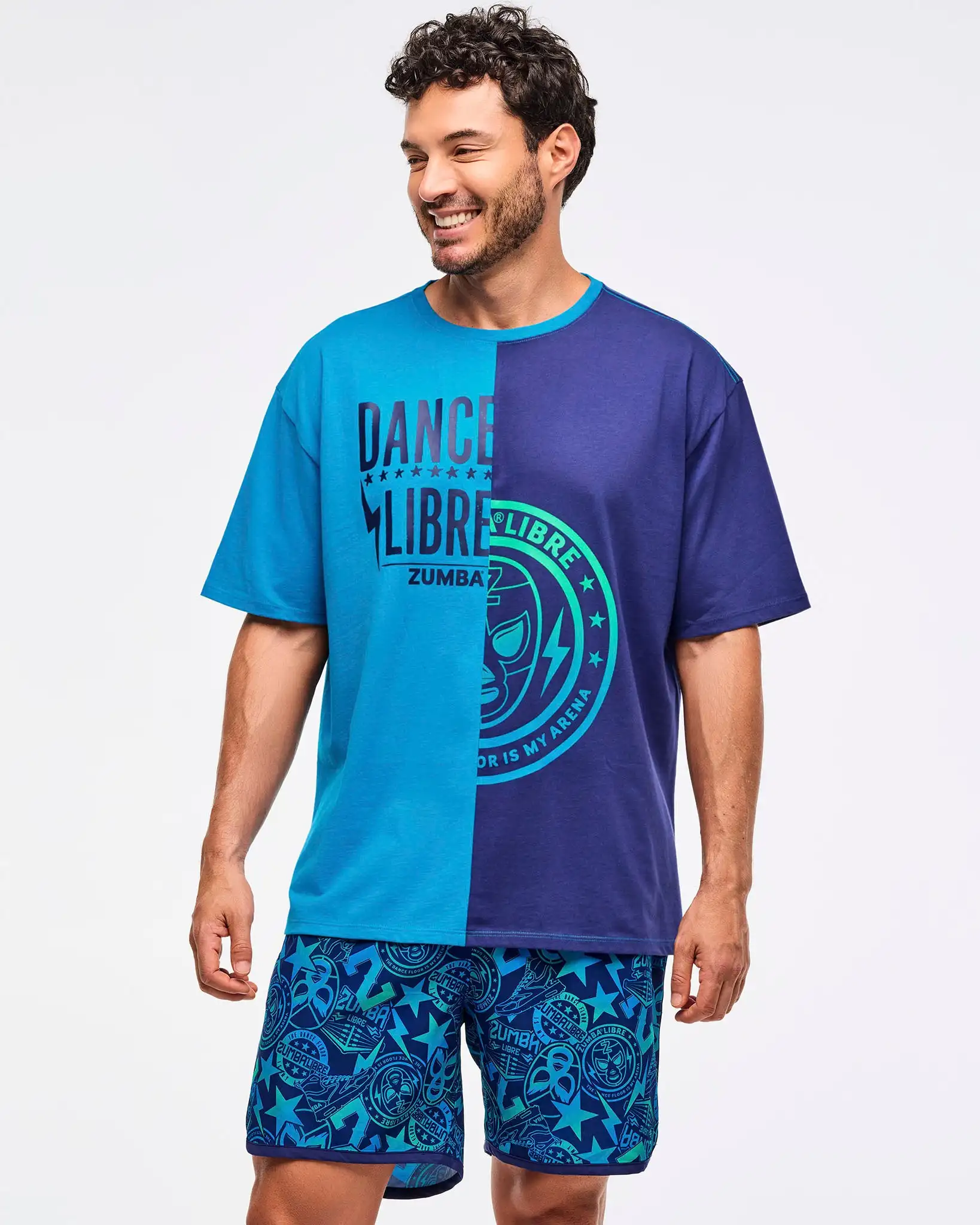 Camiseta Deportiva 3D de Verano 2026, Estilo Zumba, Dos Tonos, Tendencia de Baile, para Hombres y Niños, Ropa Deportiva Informal, Unisex, Transpirable