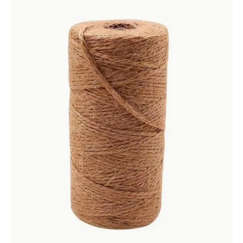 1pc 100 M Vintage Woven Jute Rope, 2mm Thick, Deep Brown, DIY Handmade Craft, Sewing, Knitting, Embroidery