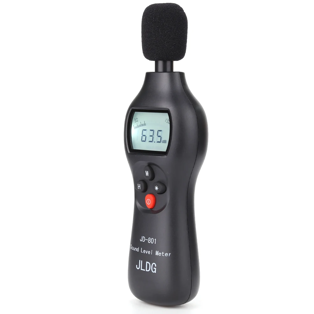 JD-801 30-130dB  High Accuracy Digital Audio decibel meter with ON OFF