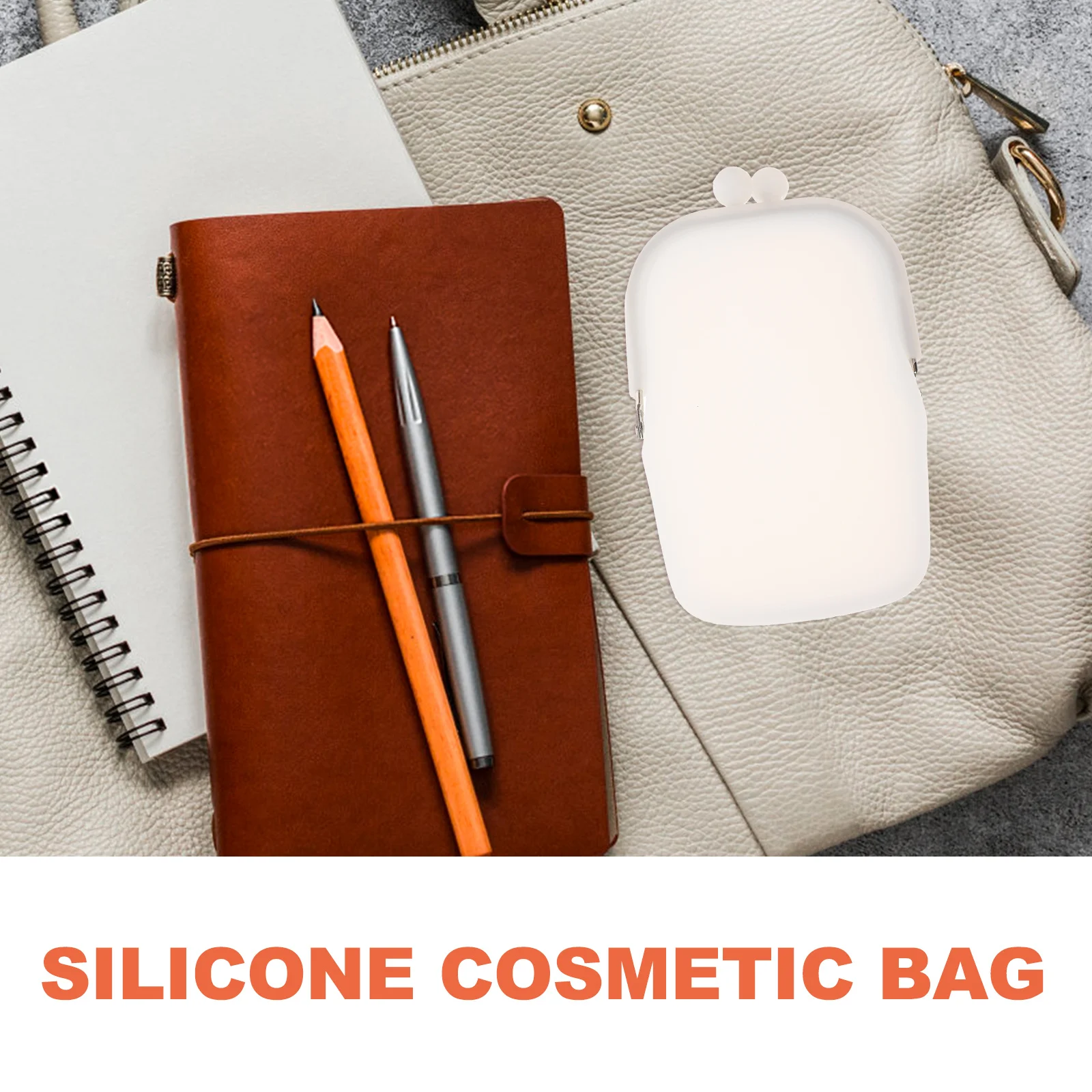 Mini bolsa de moedas de silicone, carteira pequena para meninas, bolsa de telefone, cor doce, chaveiro, durável, suave, uso diário, compras escolares