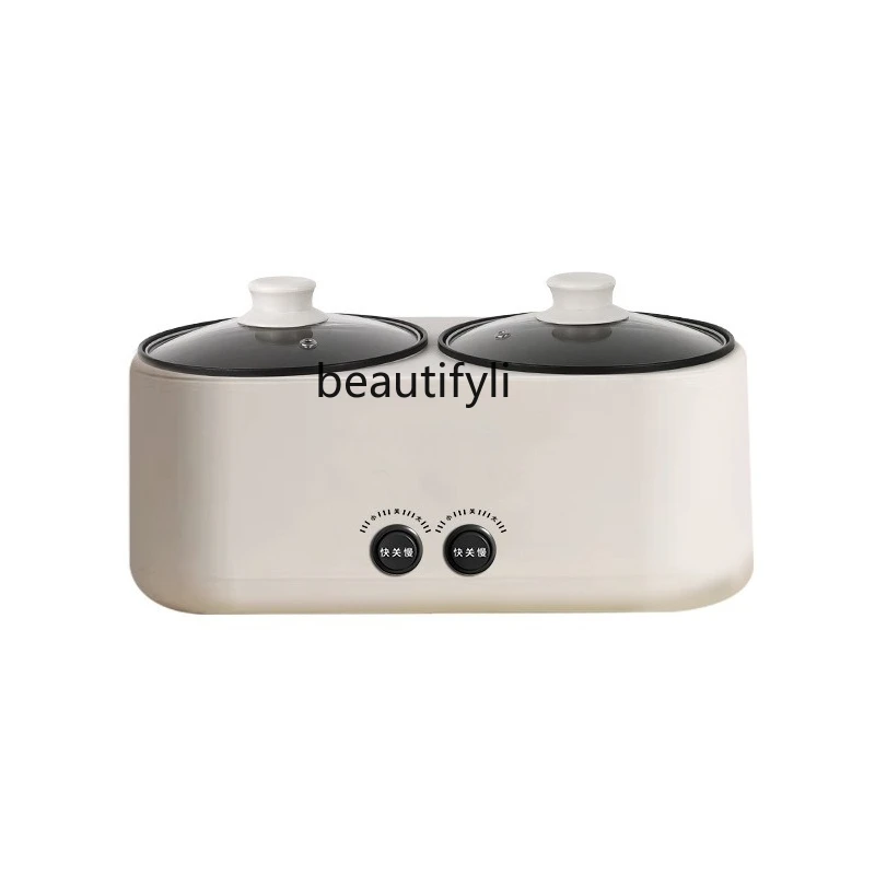 

Double gallbladder rice cooker household integrated double pan frying electric stir-frying electric stir-frying pan