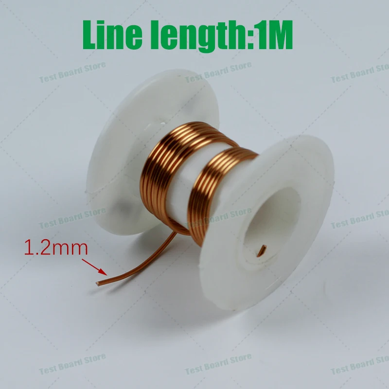 1Piece Copper Enamel Wire Anti oxidation and High temperature Resistant Copper Magnetic Wire Metal Wire for Relays Audio Divide