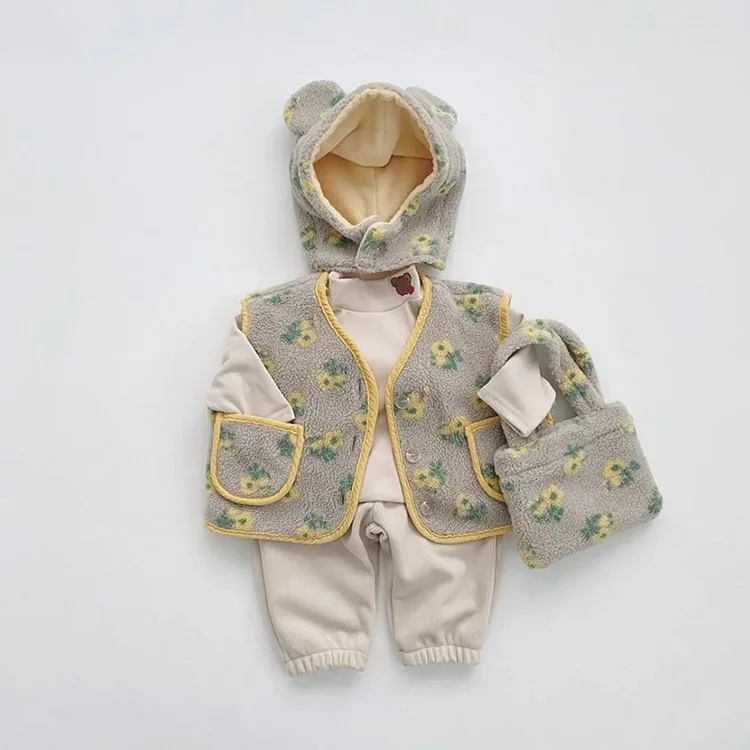 2025 الشتاء الرضع فتاة الدافئة سروال قصير خمر جديد الطفل الصوف السراويل الصلبة طفل صبي سراويل تقليدية ملابس الأطفال