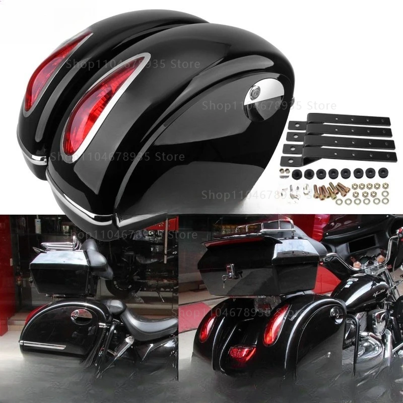 Motorcycle Heavy Duty Side Cases | High Quality Thickened Rear Box for Chinese Bikes