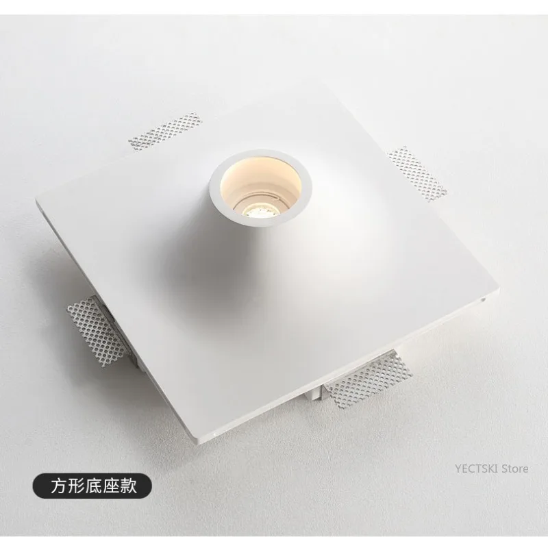 Anti-reflexo LED Projectores de teto, Borderless, Incorporado, Sala e Quarto, Tubo de teto principal, Luminárias