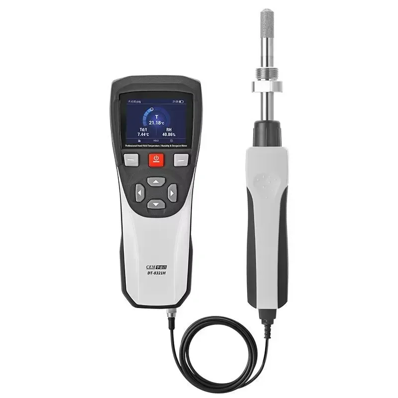 for DT-8321H handheld indoor temperature humidity meter with high precision dew point measurement and auto calibration