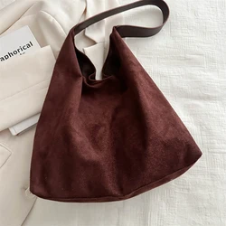Large Capacity Casual Tote Bag Fashionable Underarm Bag Simple Shoulder Bag