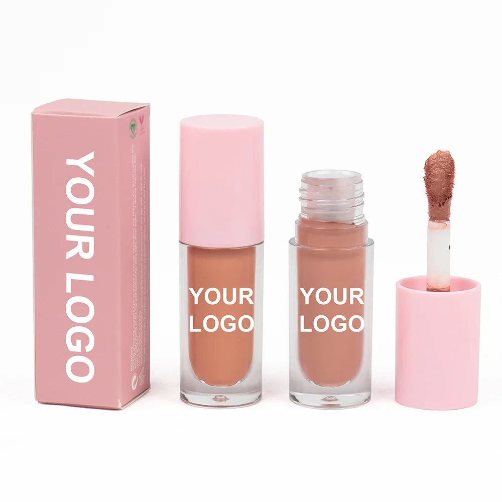 Private Label Colorful Liquid Lipgloss Custom Logo Pigment Selective Matte Glossy Metallic Waterproof Makeup Wholesale P95 Tube