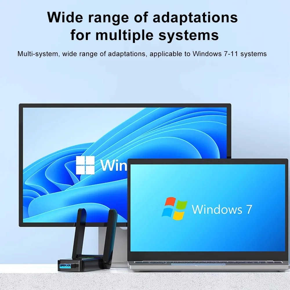 Magecam WiFi Adapter 600Mbps WiFi 5 Ethernet Network Card Dual Band 5G 2.4G USB 2 Antenna WiFi Dongle for PC Laptop Receiver