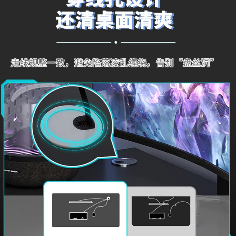 AOLIVIYA Computer Desk Desktop Simple Bedroom Desk Student Home Writing Desk Gaming Table Simple Rental House