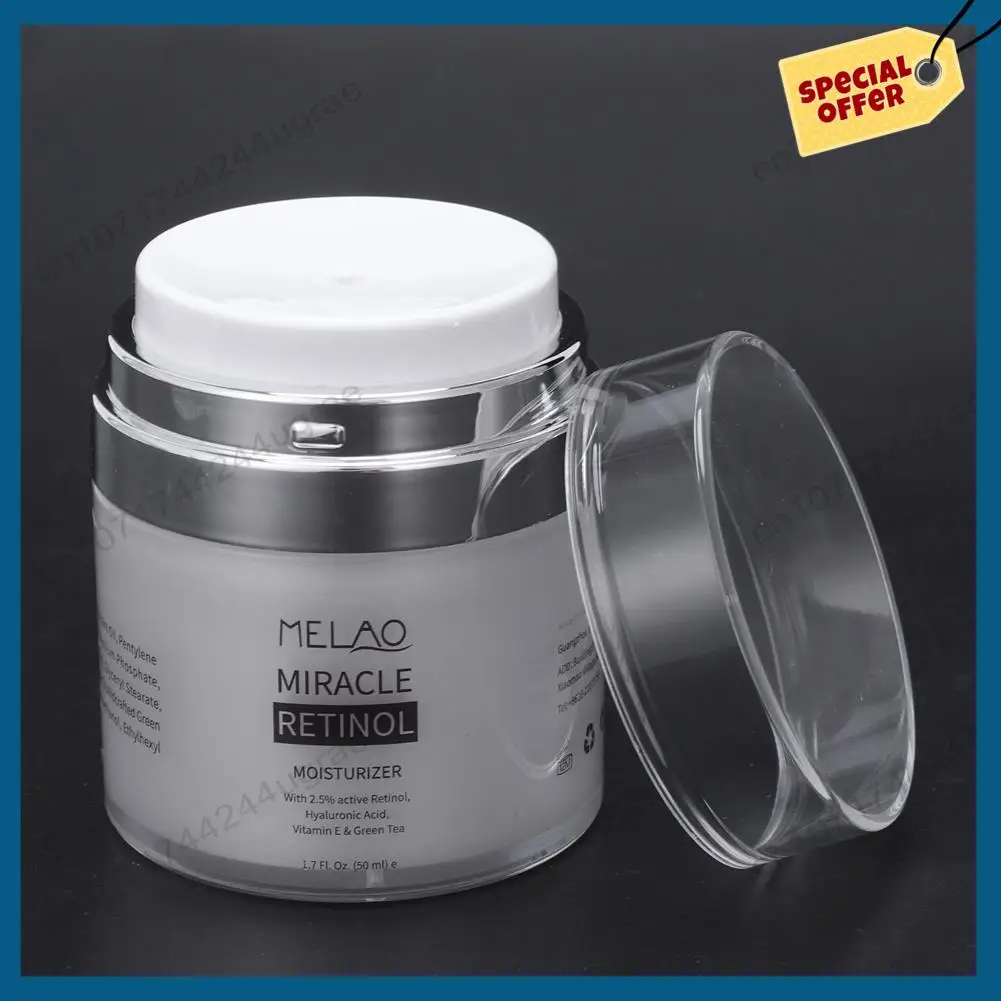 

-A15I MELAO 1 Pcs Natural Vitamin C Serum For Face & 1 Pcs Retinol Moisturizer Face Cream