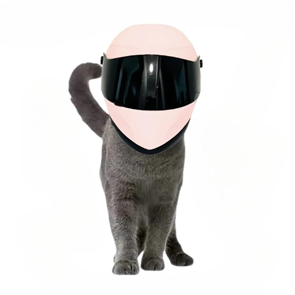 

Pet Full Face Motorcycle Helmet Outdoor Motorcycle Bike Riding Helmet Cat Motorcycle Helmet Hat for Cat Doggie Puppy Kitten