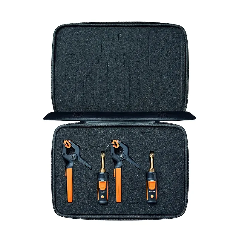 

Smart Probe Kit I HVAC/R Gauge Set for air Conditioning, Refrigeration and Heating System I Includes testo 115i and 549i –