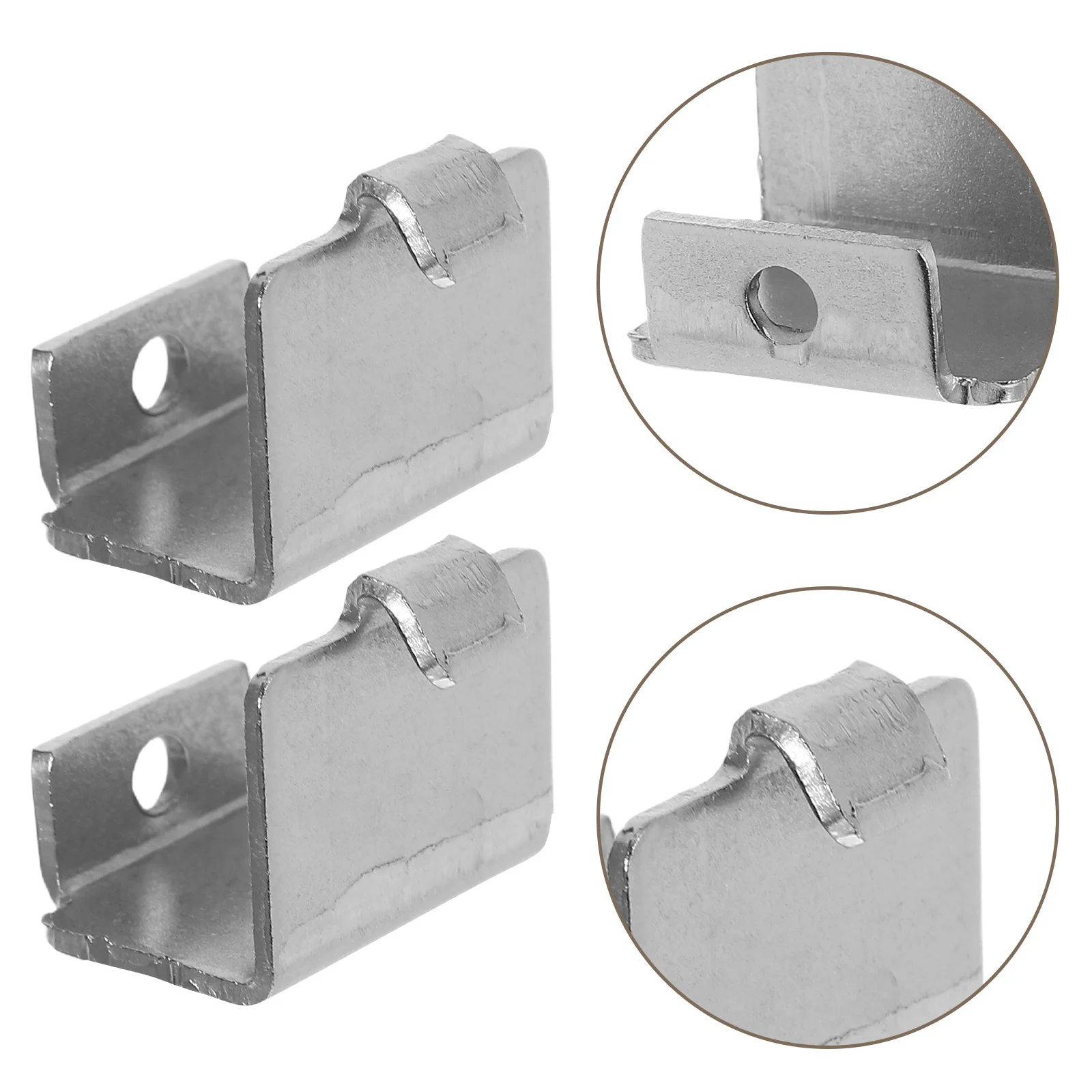 

6Pcs Refrigerator Shelf Clips Metal Support Freezer Cooler Shelf Brackets Durable Fridge Accessories and Stabilizer