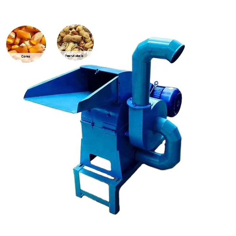

Farm Use Bean Cake Egg Shell Crusher Hammer Electric Chicken Feed Crusher Multifunctional Rice Husk Grain Coarse Crusher