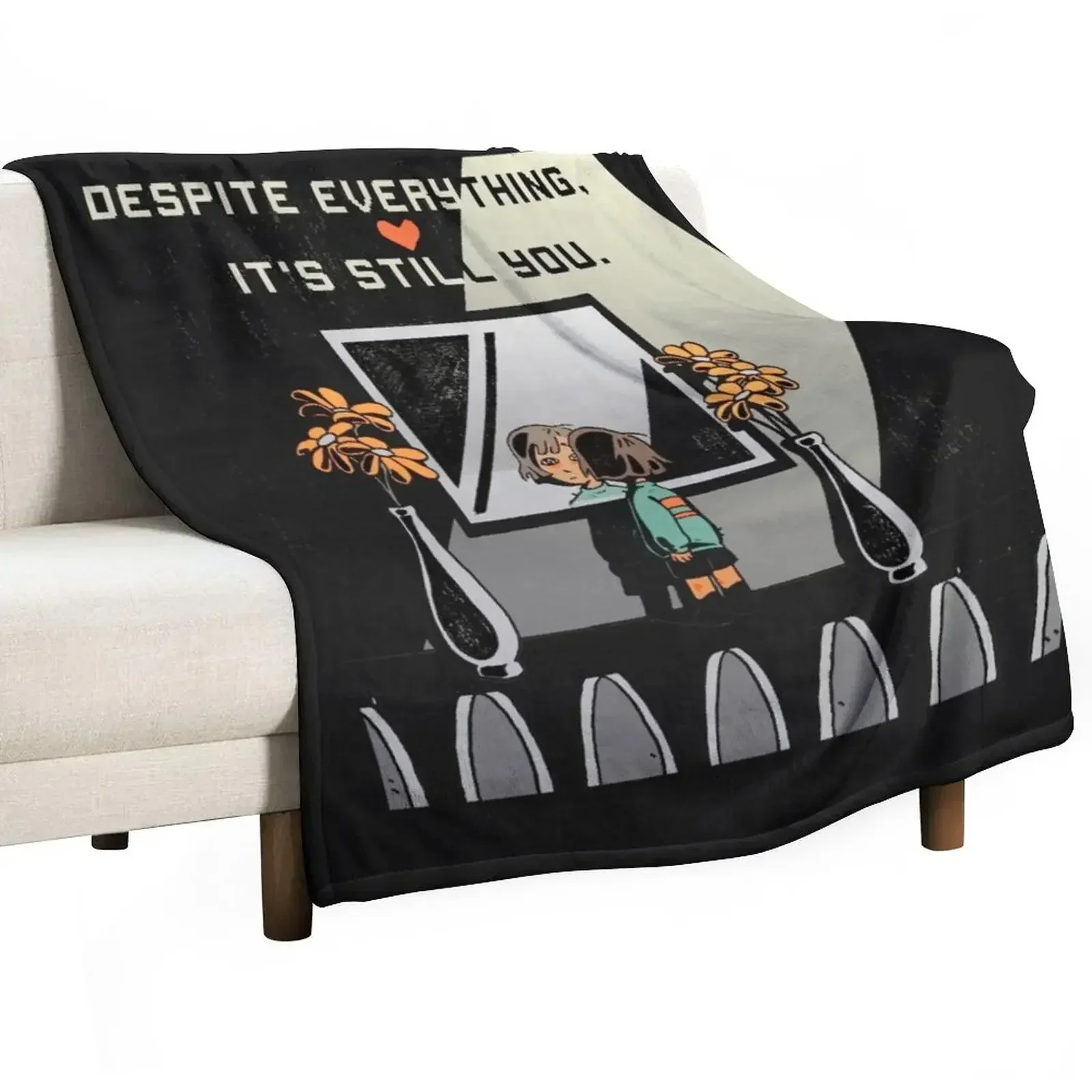 Despite Everything, It's Still You. - undertale Throw Blanket Cute funny gift Plaid on the sofa Blankets