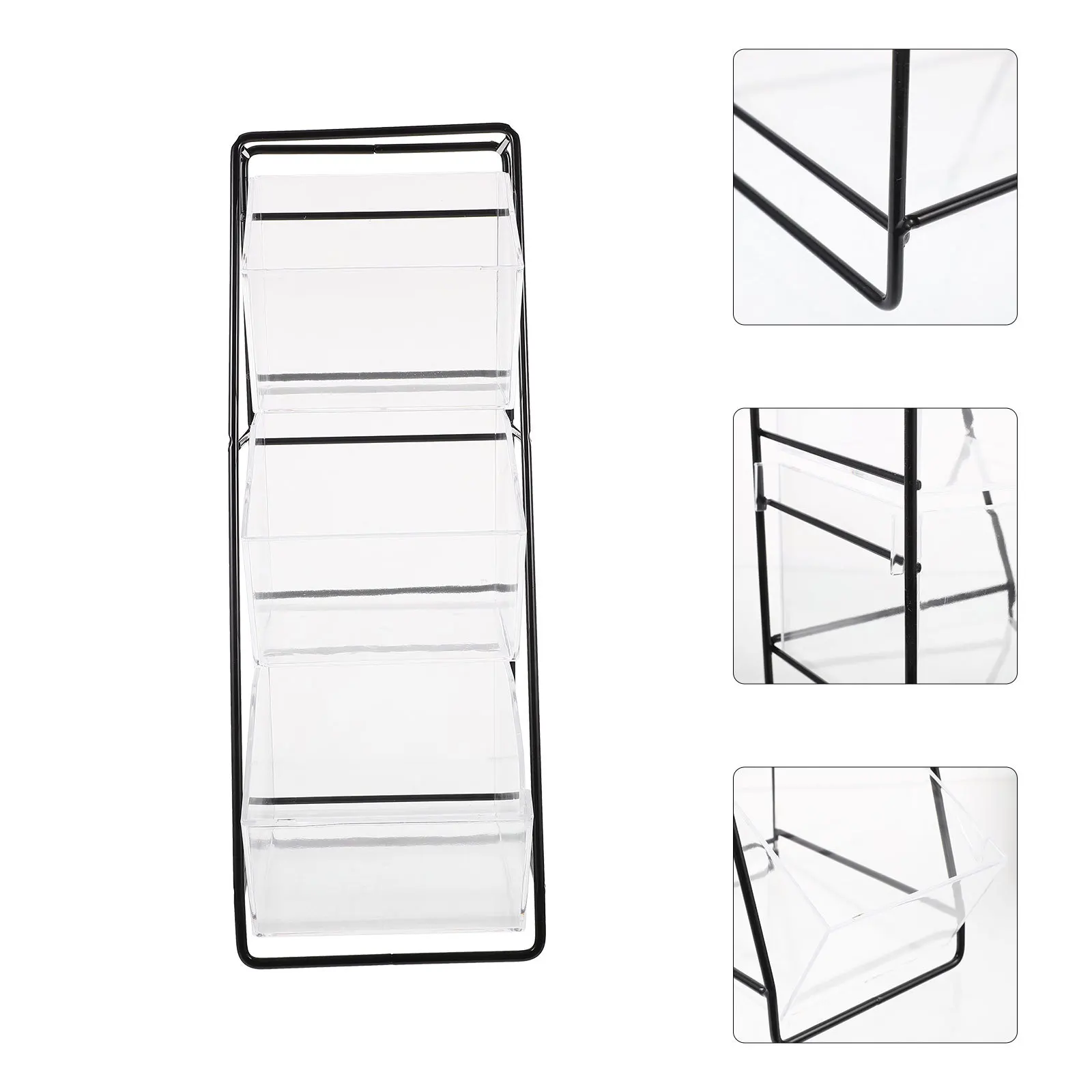 

1Set Tea Bag Organizer Coffee Bag Storage Box Small Size Desk Holder Multi-Function Storage Rack for Office Home Sugar Bags