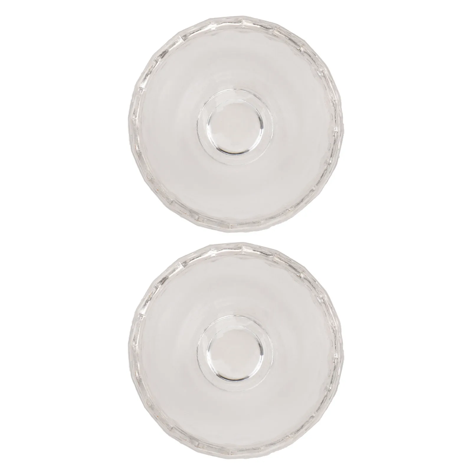 

2Pcs Crystal Essential Oil Bowls Transparent Facial Mask Mixing Bowls Storage Containers Beauty Tool Skincare