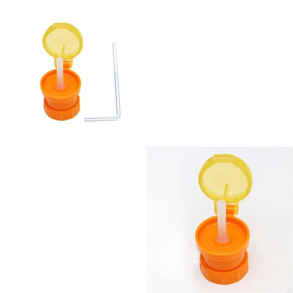 

Bottles Top Spout Adapter Replacement with Straw Toddlers Kids & Adults Durable 4XBC