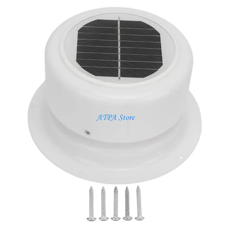 

U13C Weatherproof Solar Ceiling Vent Fan Featuring Low Maintenance Solar Panel Operation Upgrades for Recreational Vehicles