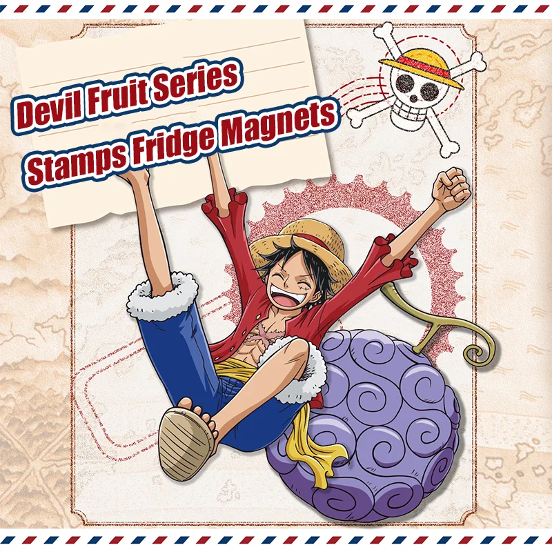 1 szt. Oficjalnie Licencjonowany Magnes na Lodówkę z Serii Owoców Diabła ONE PIECE – Blind Box – Zawiera Wariant Chase. Zacznij swoją wielką przygodę!