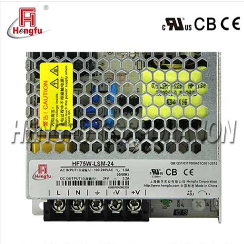 HengFu-Adaptador de HF75W-LSM-24, cargador de CA 220V, transferencia a DC24V, 3.2A, interruptor de salida de un solo canal, nuevo