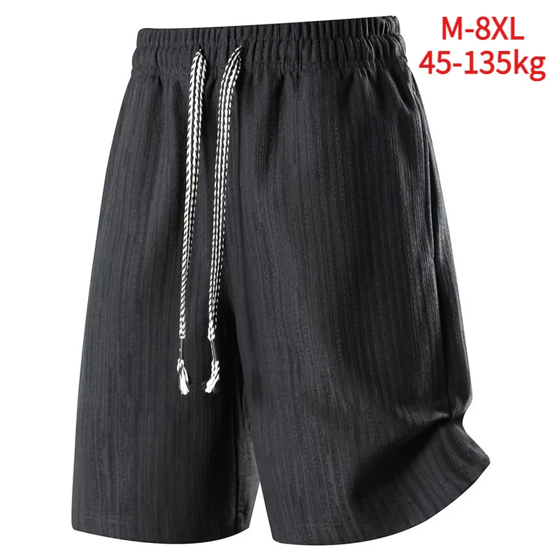 

Loose Breathable Outdoor Casual Straight Leg Five-Quarter Pants for Teenage Men Summer Trendy Wide Leg Shorts Polyester Fiber