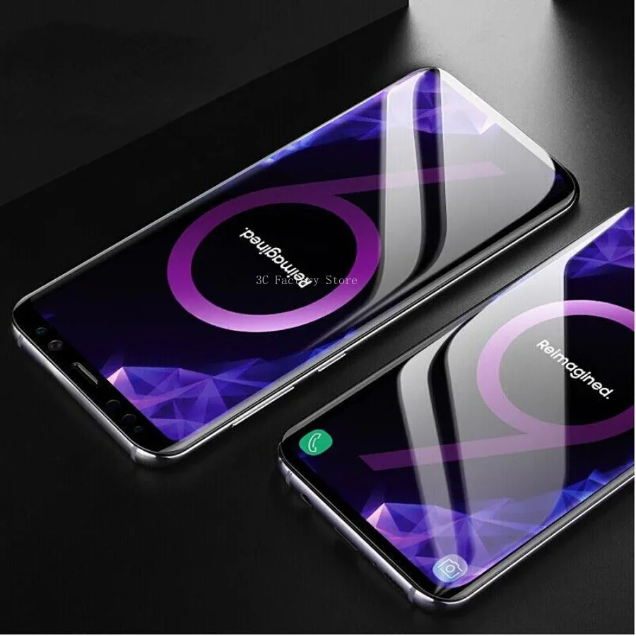 Pellicola in vetro temperato 2 pezzi per Samsung Galaxy S20 S21 S22 S23 Ultra Plus S8 S9 S10 Plus Note 10 Plus 20 Ultra Screen Protector