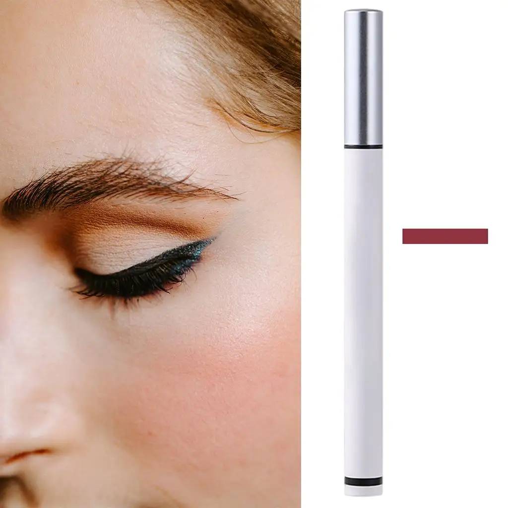 Vloeibare eyeliner waterproof matte pen met veegvaste, heldere pigmenten voor professionele oogmake-uplooks