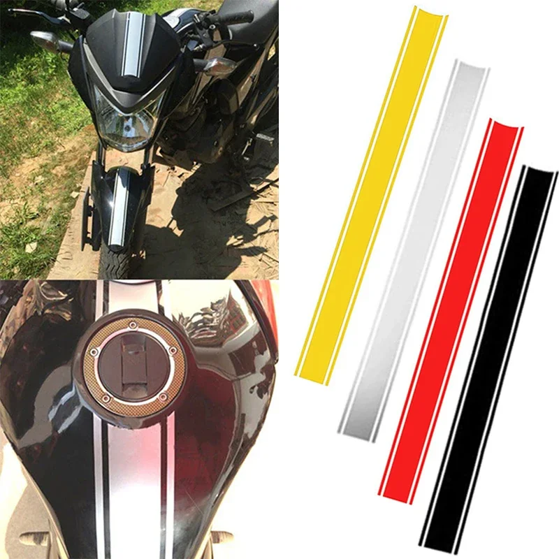 DIY Motorcycle Tank Fairing Cowl Stripes Pinstripe Vinyl Racing Decal Sticker Unique Universal Decoration Accessories