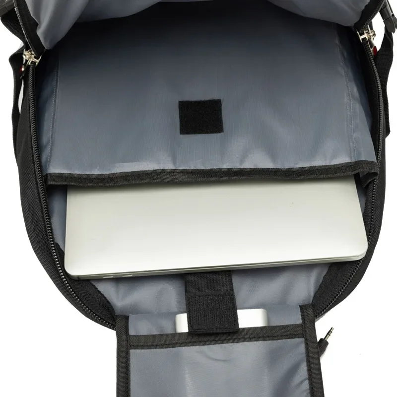 جديد الرجال حقيبة ظهر مزدوجة الكتف سعة كبيرة الأعمال السفر حقيبة كمبيوتر محمول الطالب الكتب أكسفورد القماش لون نقي الأعمال/OL