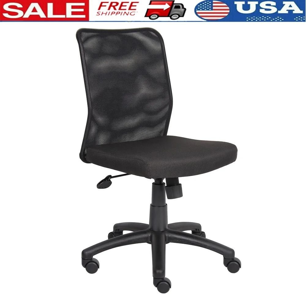 

Budget Ergonomic Mesh Task Chair with Adjustable Height Breathable Fabric Seat and Tilt Control Office Indoor Use