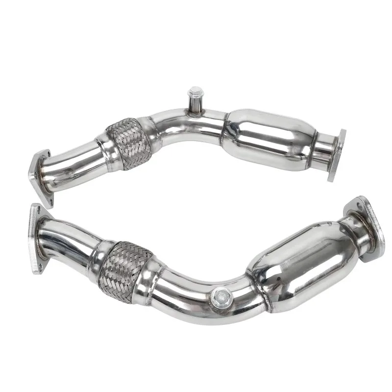 SXLL 350Z G35 FX35 2003-2006 مشعب عادم من الفولاذ المقاوم للصدأ عالي الأداء #5