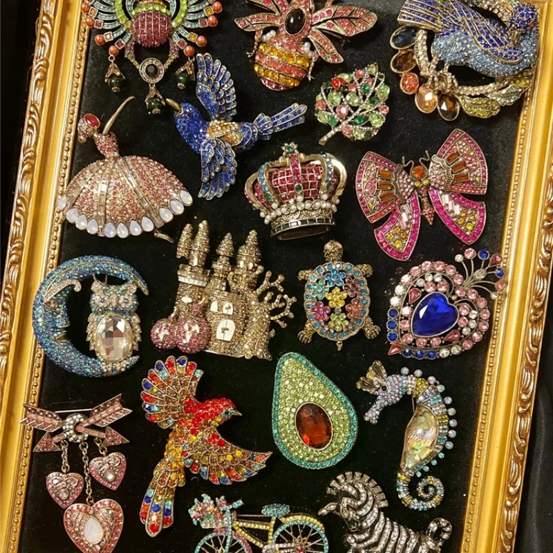 SHMIK женские и мужские модные значки с кристаллами для тяжелой промышленности, брошь, женские классические элегантные аксессуары со стразами, булавка в подарок