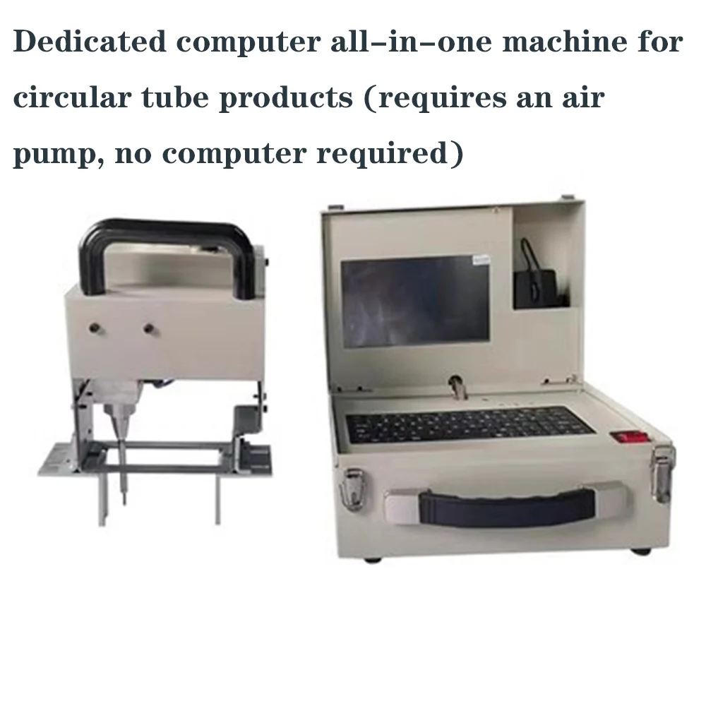 Draagbare Graveren Pneumatische Markering Machine 120x30 160x90 140x40mm Touchscreen Voor Naambord cilinder Nummer Frame Chassis