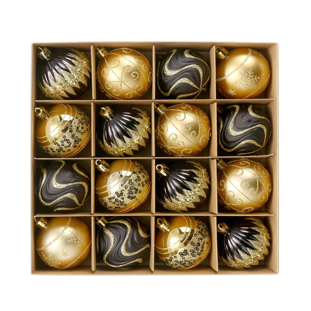 各種クリスマスボール-クリスマスボールオーナメント-簡単に掛けられるお祝いのセンターピース-リースに最適-季節の魅力