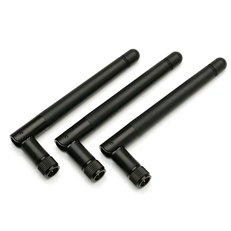 1Pcs 2.4G 5G 5.8G 3DBI Dual Frequency Stick Wifi Bluetooth Zigbee External Chili Pepper SMA Foldable Antenna