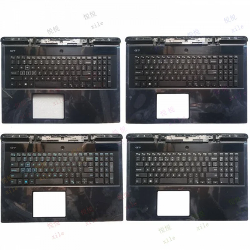 

L+ NEW US laptop keyboard for DELL G7 7790 17-7790 with palmrest 06WFHN 00YW0N