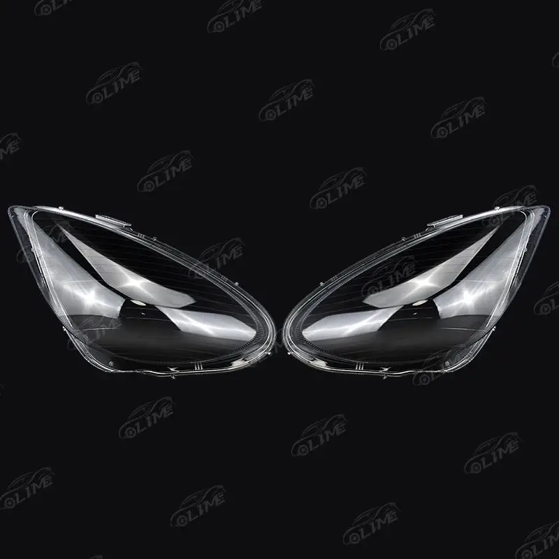 عاكس الضوء الأمامي للسيارة مناسب لسيارة Mercedes-Benz SLK W171 280 SLK300 SLK350 2004-2010 عدسة المصباح الأمامي غطاء المصباح